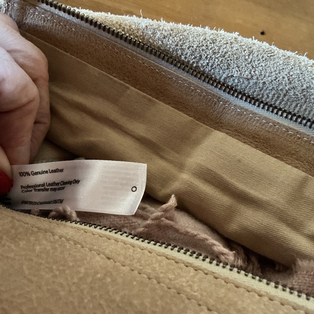 Suede backpack - image 3